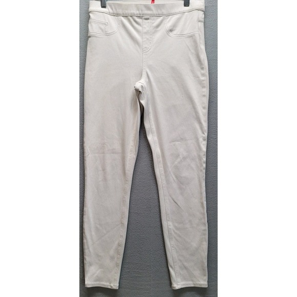 SPANX Pants - Spanx Jeggings Womens Size Medium Pockets Thicker Cotton/Polyester Blend
